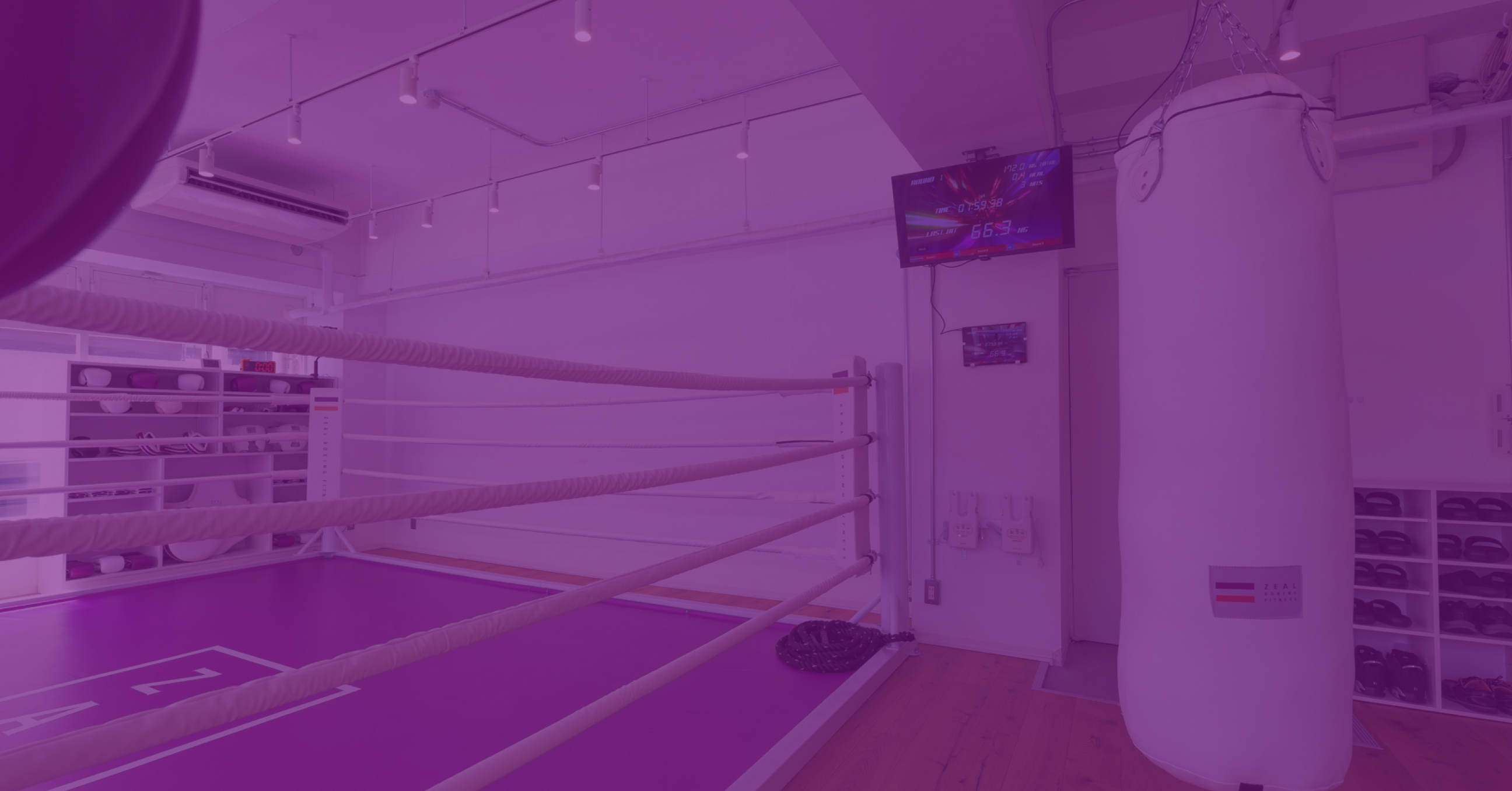 ZEAL BOXING FITNESS（ジール ボクシング フィットネス）ジム内