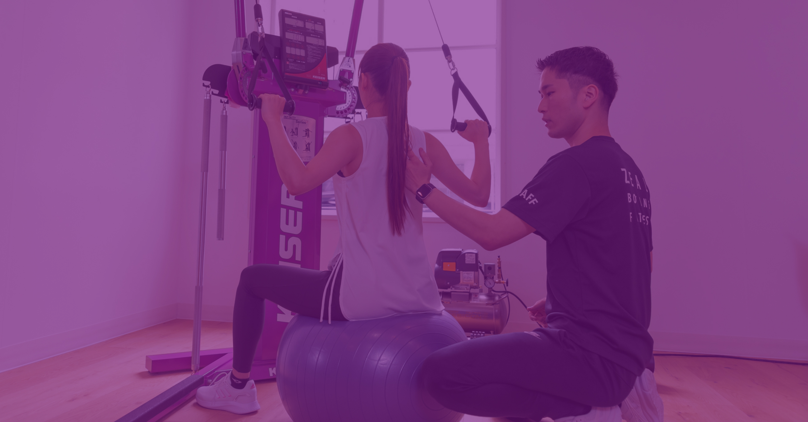 ZEAL BOXING FITNESS（ジール ボクシング フィットネス）ジムトレーニングの様子