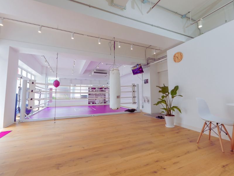 Training area beside the ring