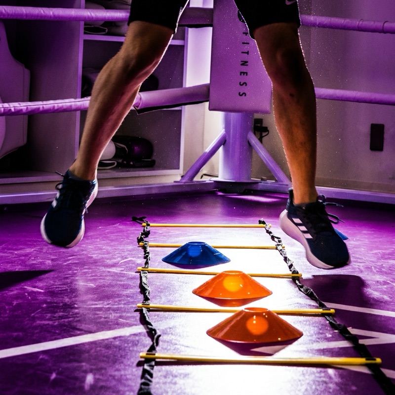 Ladder drills and conditioning