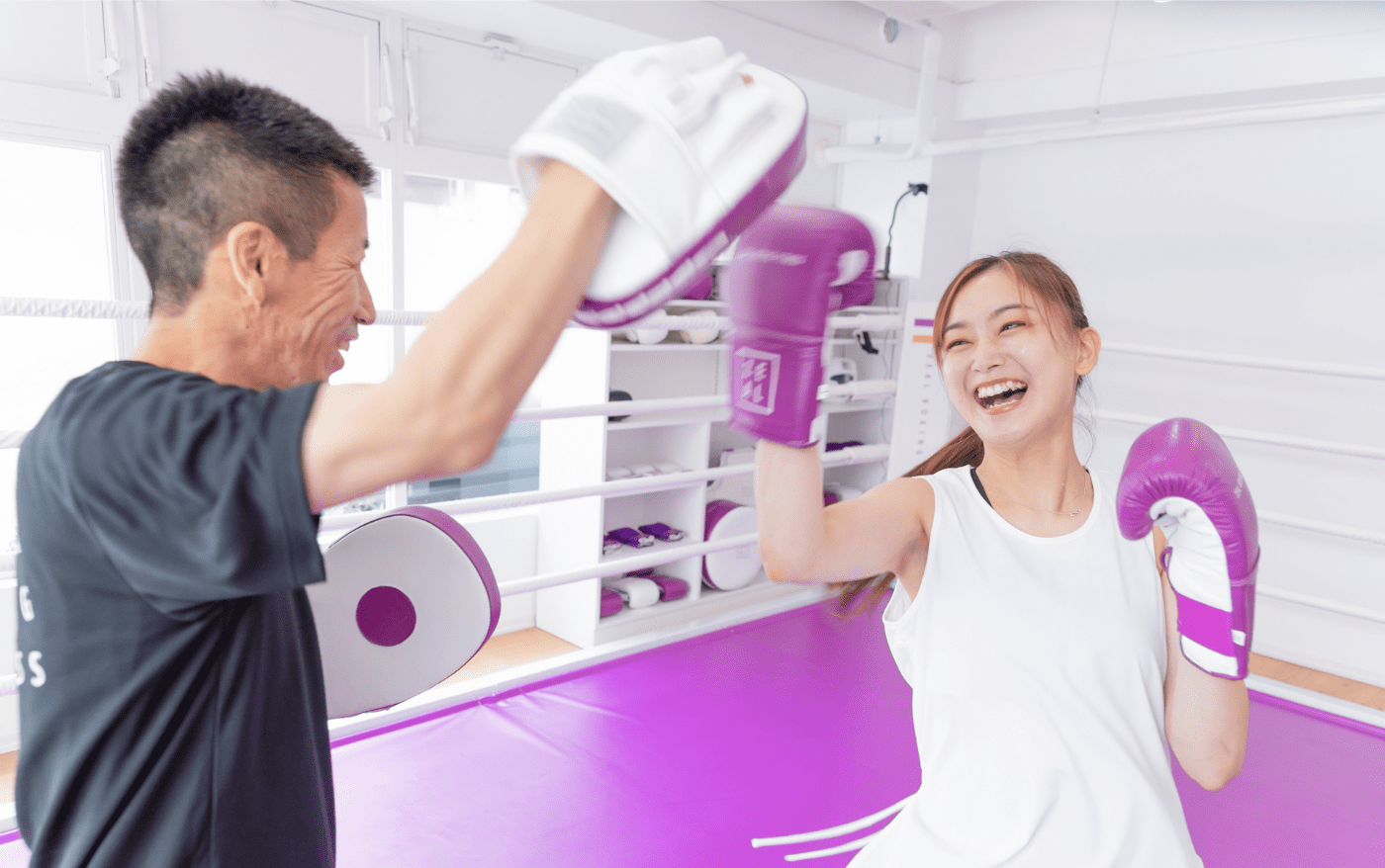 ZEAL BOXING FITNESSの様子