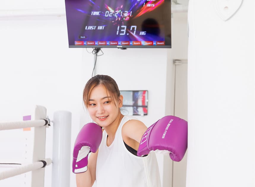 ZEAL BOXING FITNESS トレーニングの様子
