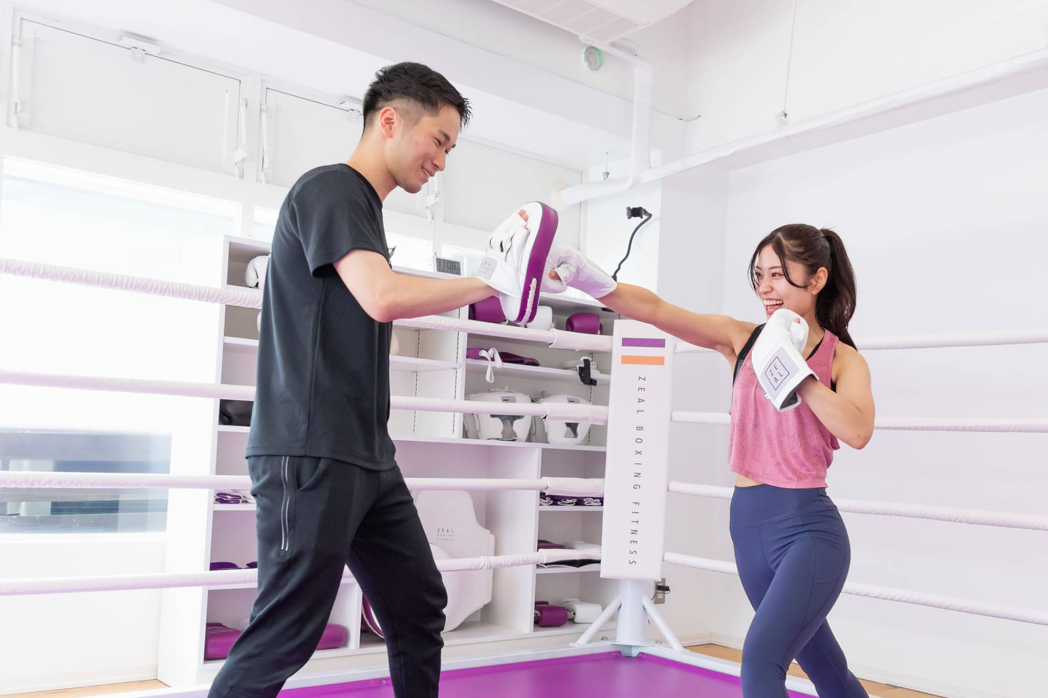 ZEAL BOXING FITNESS トレーニングの様子